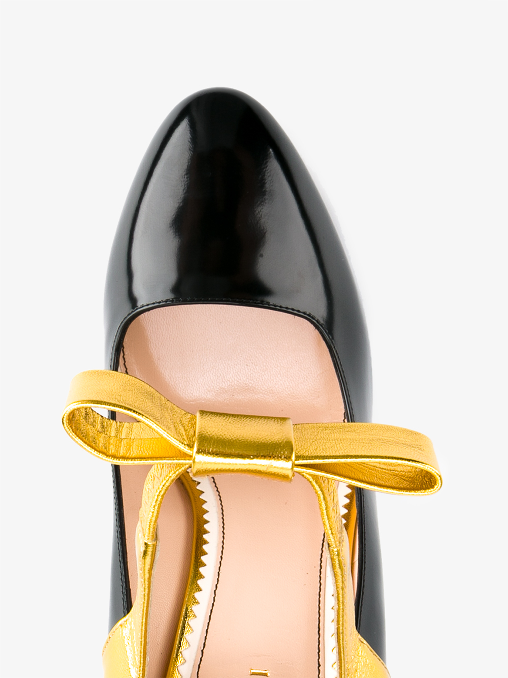 Lyst Gucci Mary  Jane  Bow  Leather Pumps in Black